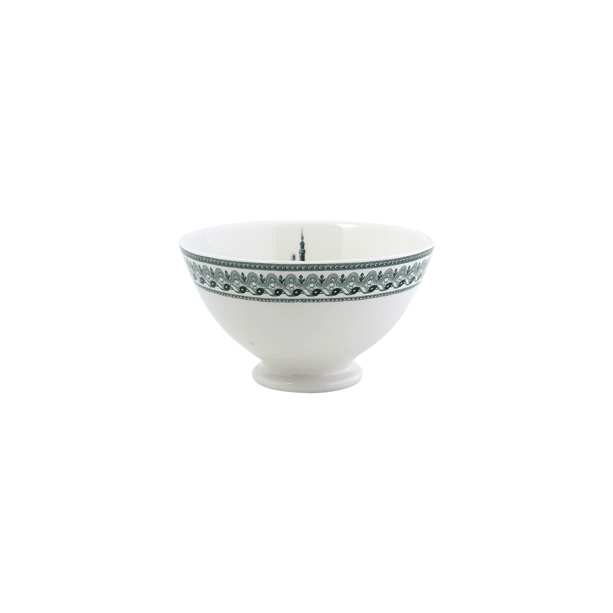 Gien Bowl, Large - Les Dépareillées Green