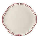 Gien Cake Platter - Filet Burgundy