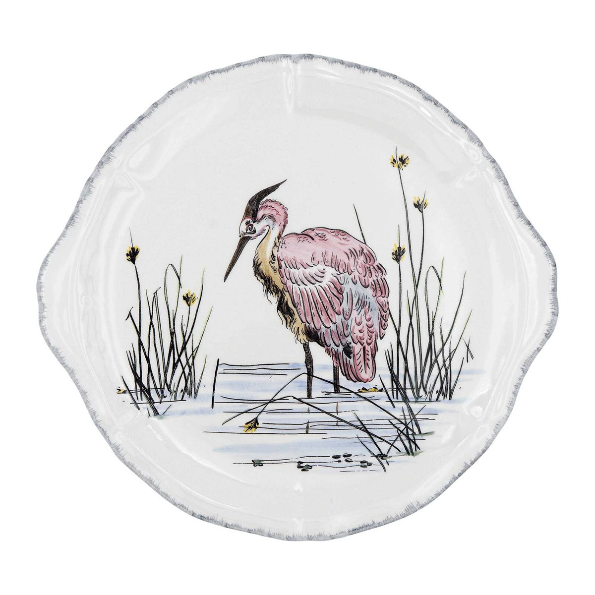 Gien Cake Platter - Grands Oiseaux