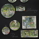 Gien Cake Platter - Paris Giverny, alternate view