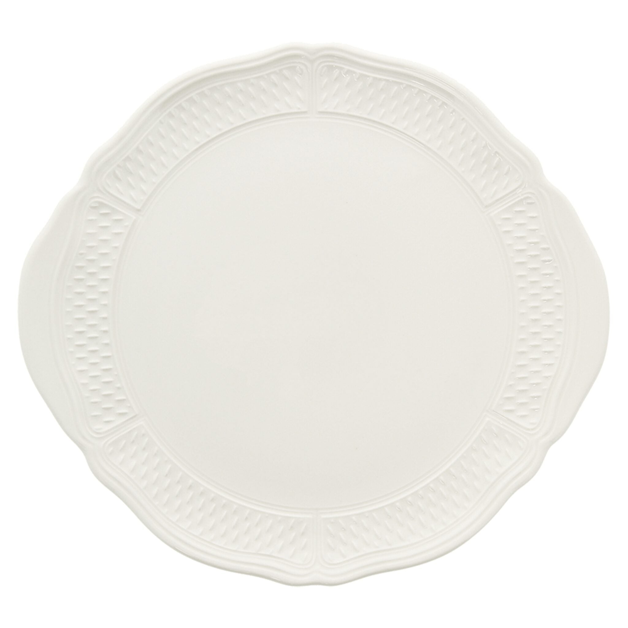 Gien Cake Platter - Pont Aux Choux White