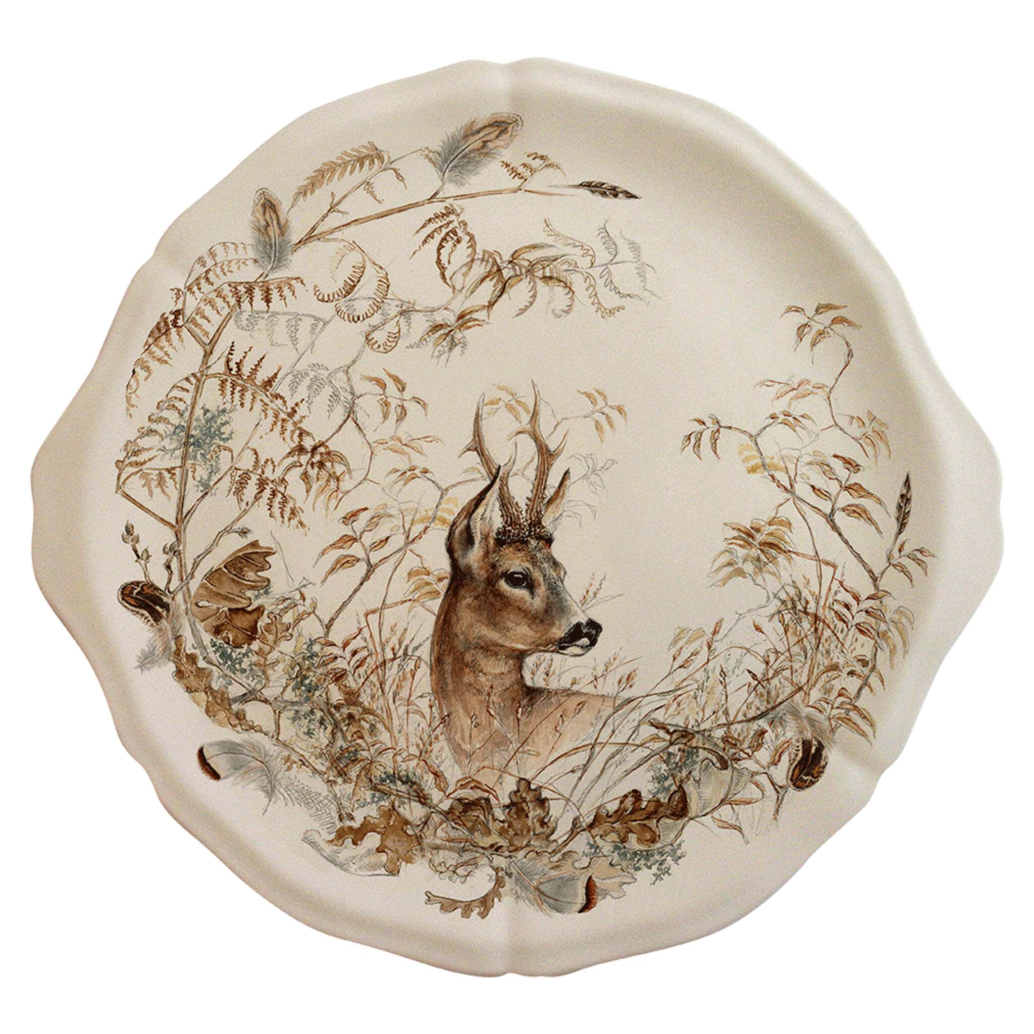 Gien Cake Platter - Sologne