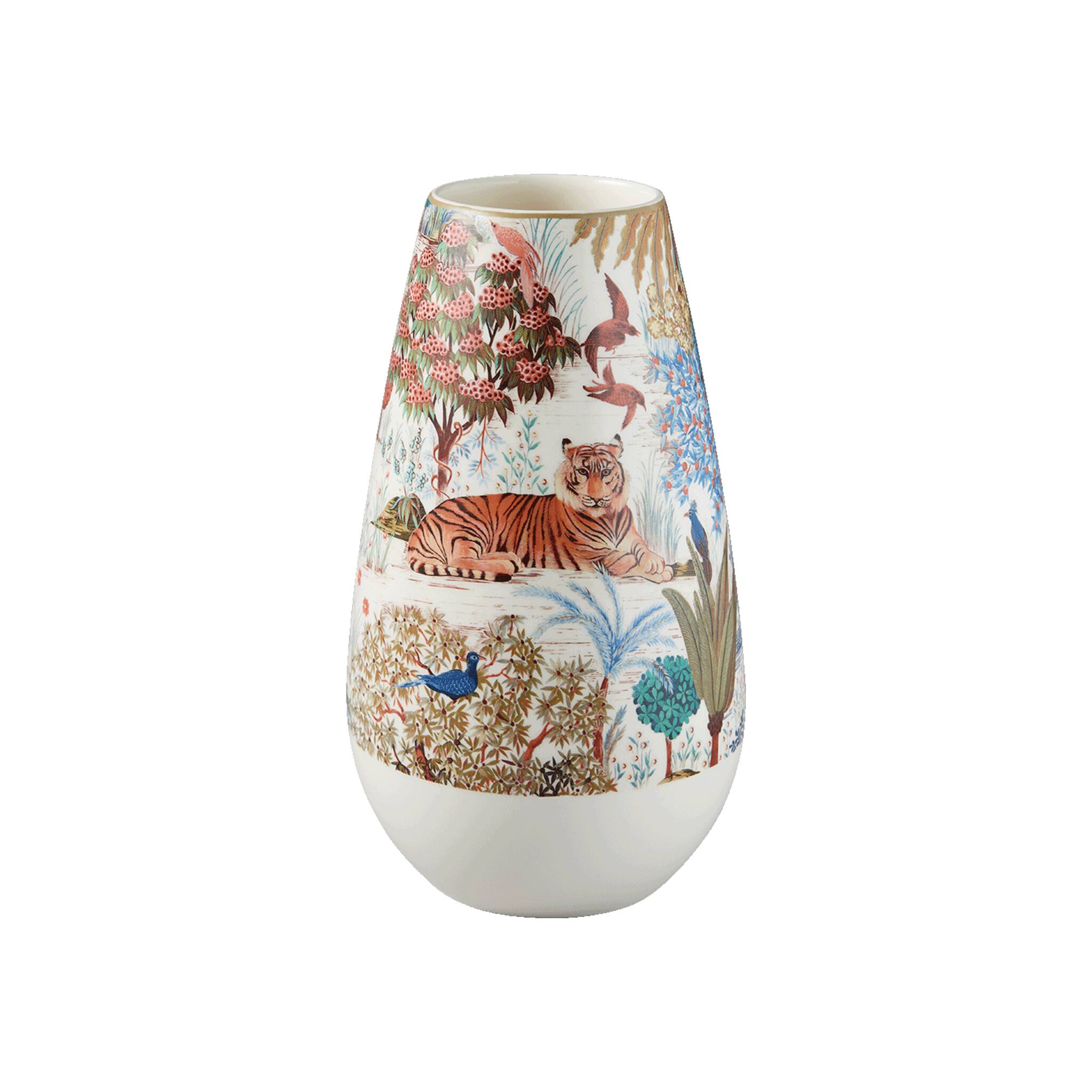 Gien Contour Vase, Large - Le Jardin Du Palais