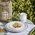 Gien Creamer - Filet Blue, alternate view