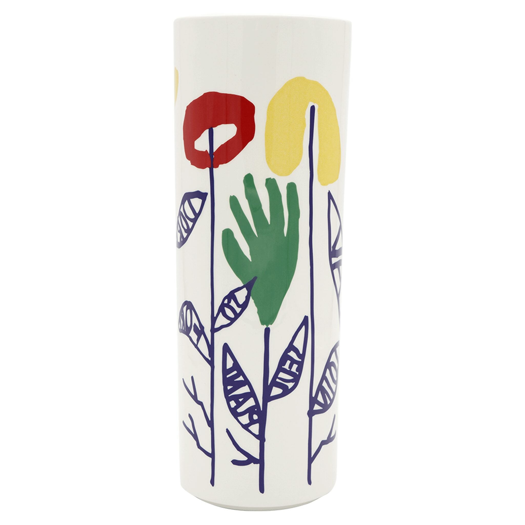 Gien Cylinder Vase, Large - L'Archipel Sentimental