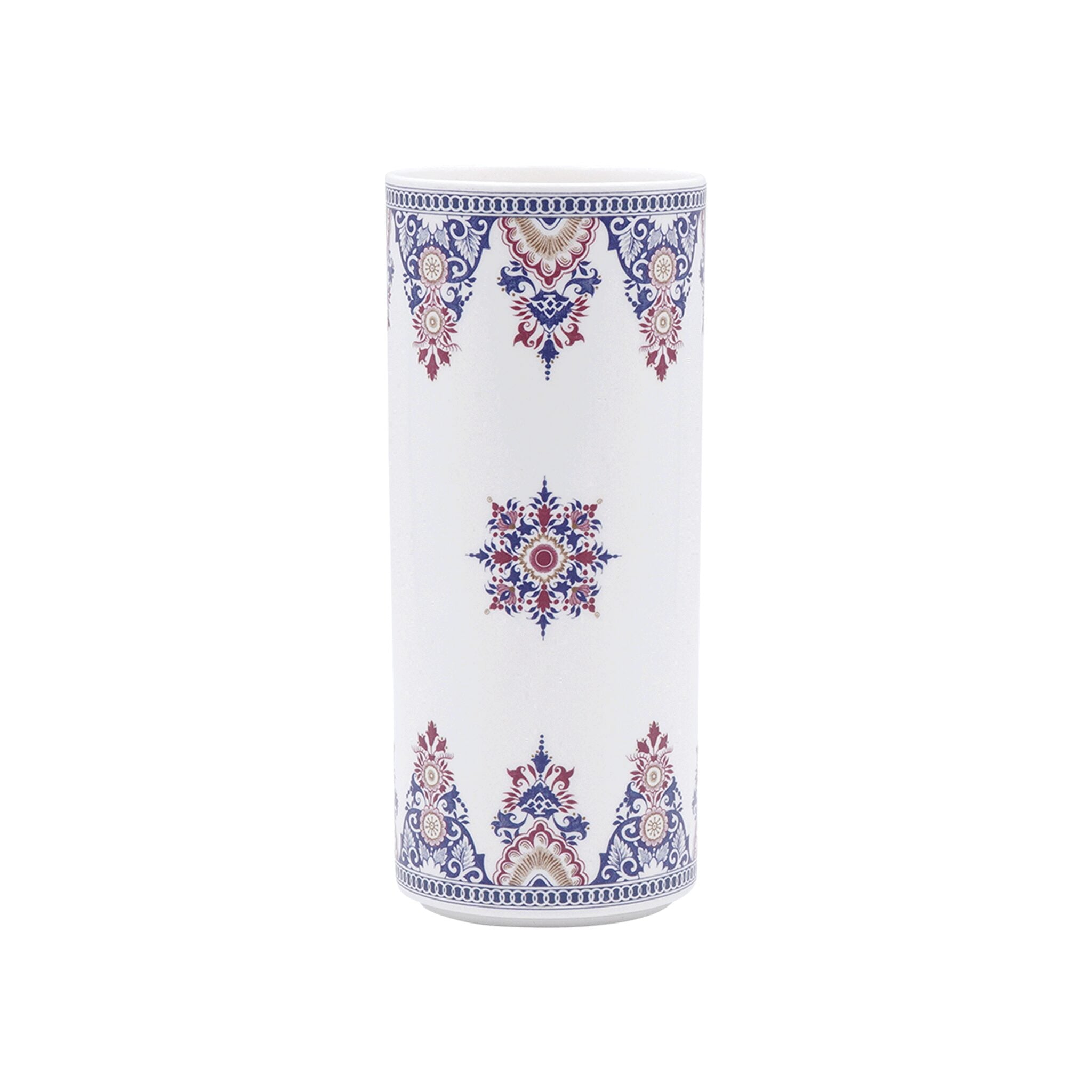 Gien Cylinder Vase, Medium - Rouen Or