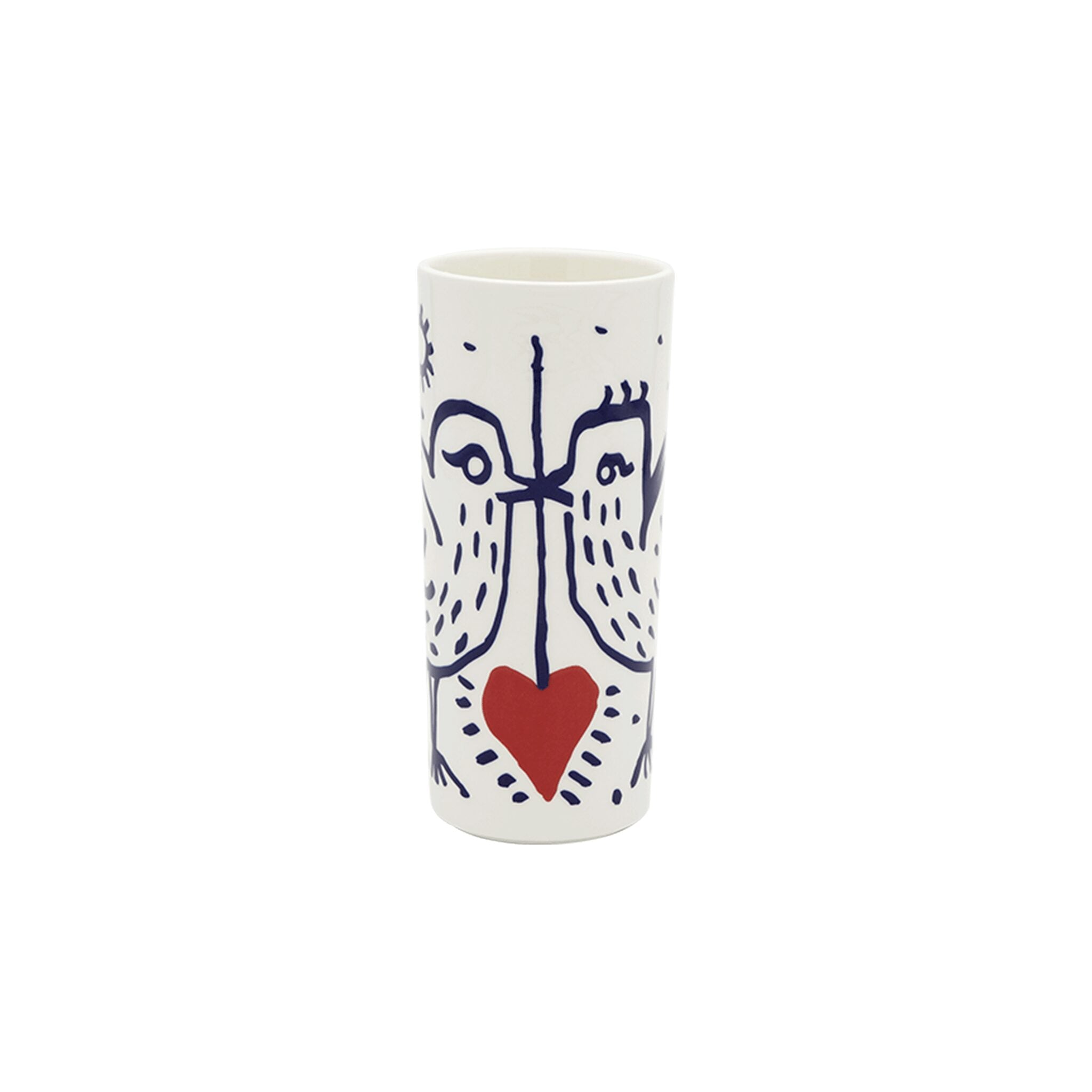 Gien Cylinder Vase, Small - L'Archipel Sentimental