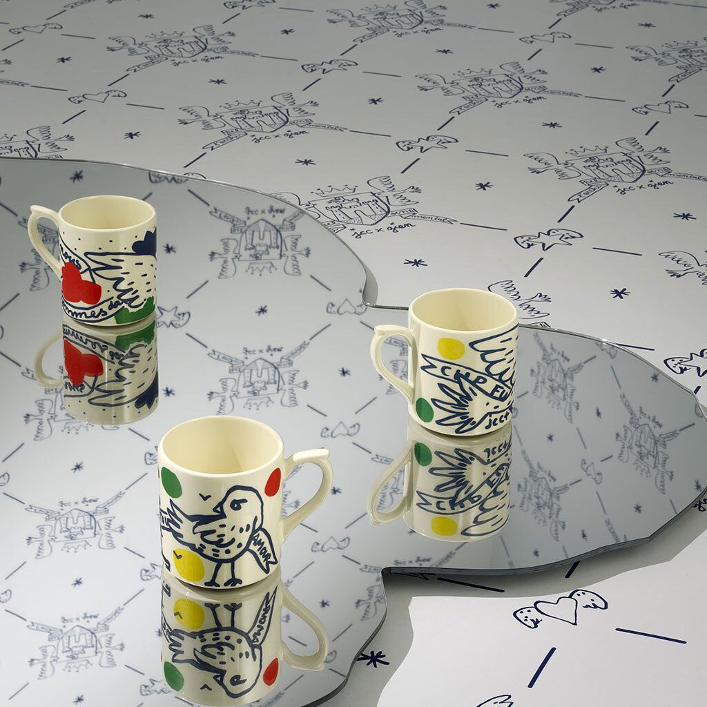 Gien Eiffel Tower Mug - L'Archipel Sentimental, alternate view