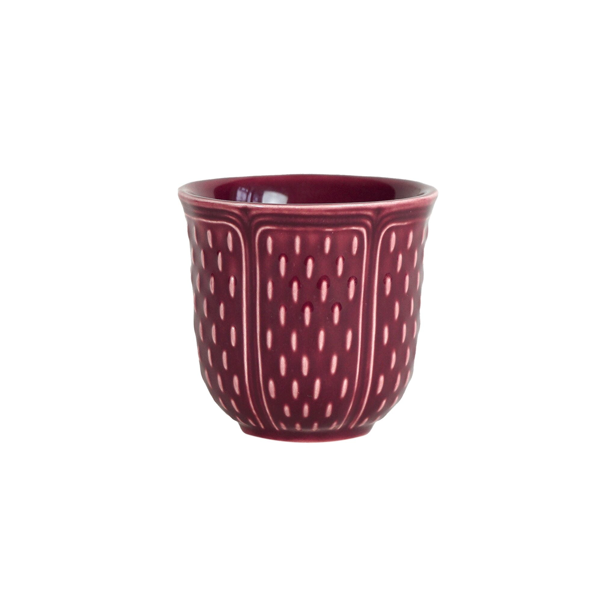 Gien Espresso Cup Burgundy - Pont Aux Choux