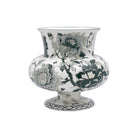 Gien Faenza Vase - Pivoines Vertes