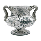 Gien Faenza Vase with Snake Handles, Large - Pivoines Vertes