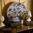 Gien Fluted Vase, Large - Pivoines Bleues, alternate view