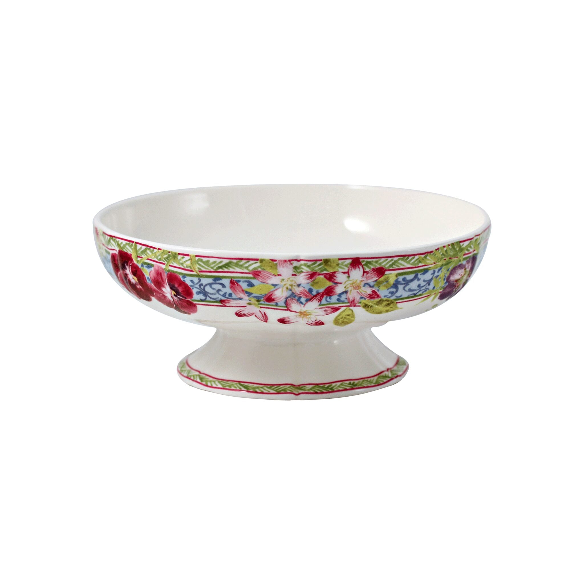 Gien Footed Fruit Bowl - Millefleurs