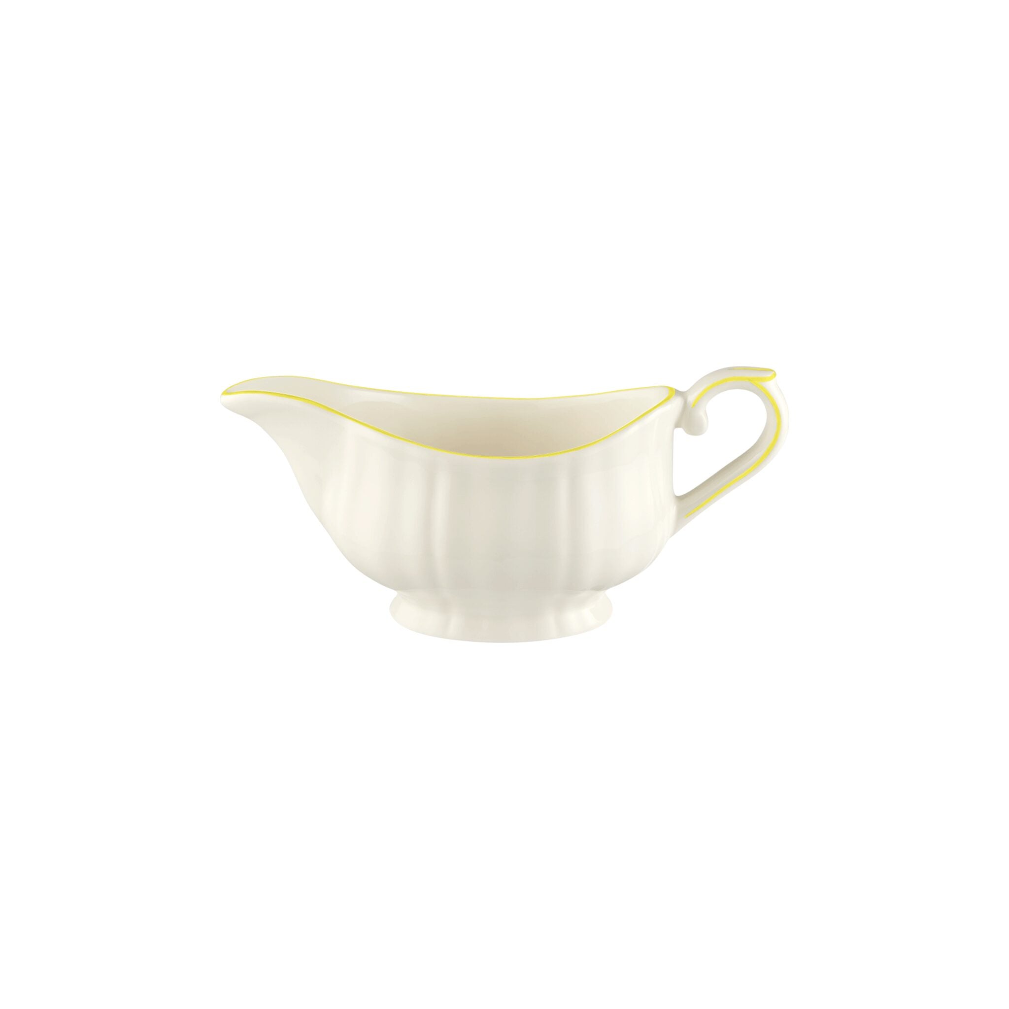 Gien Gravy Boat - Filet Lemon