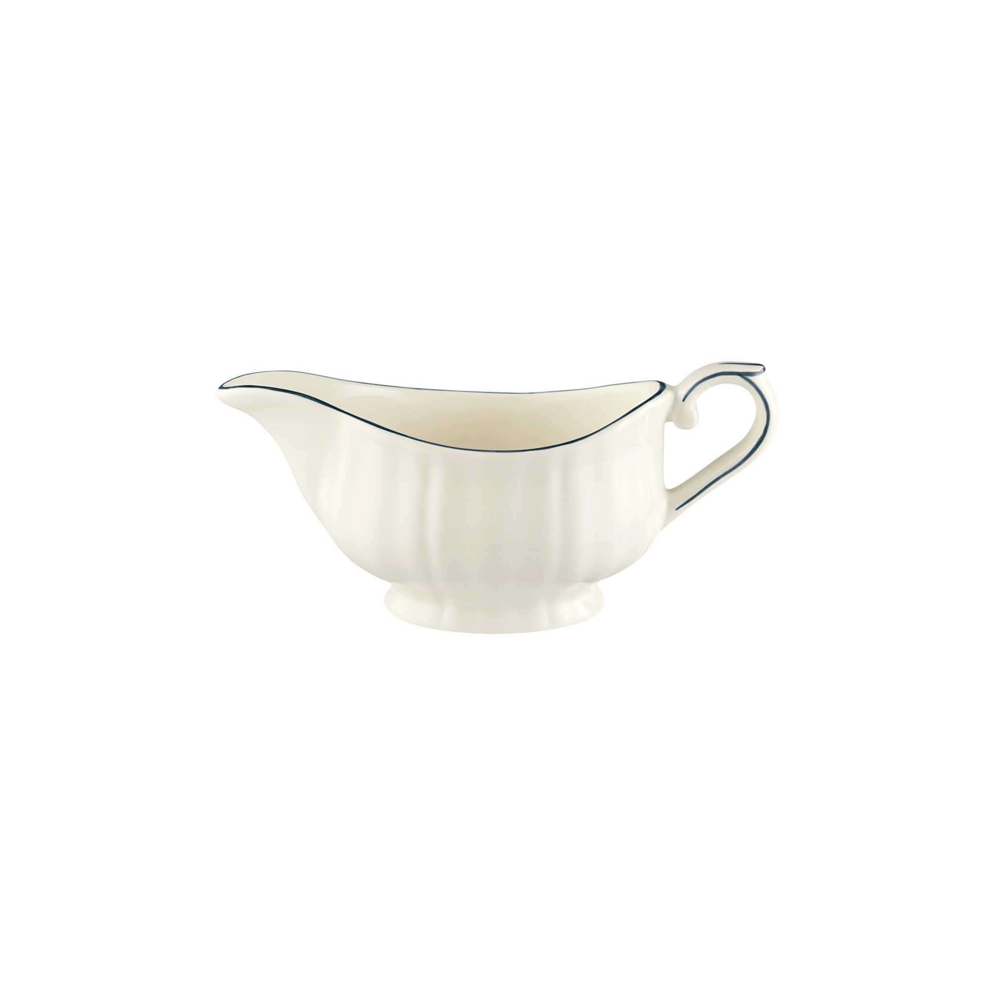 Gien Gravy Boat - Filet Ocean Blue