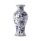 Gien Japanese Potiche - Pivoines Bleues Decorative Jar