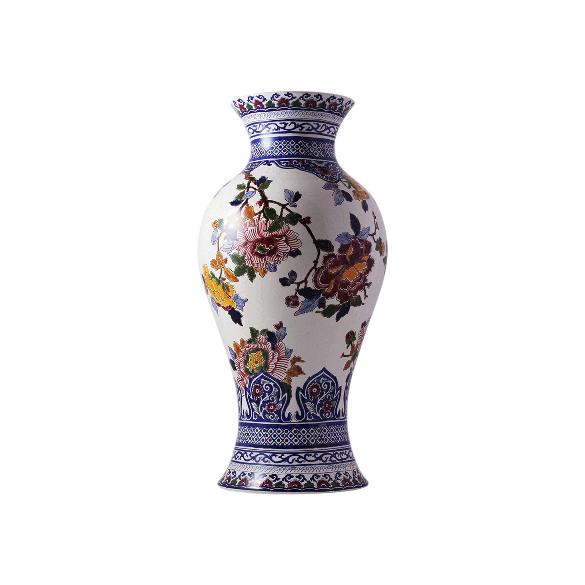 Gien Japanese Potiche - Pivoines Decorative Jar