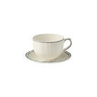 Gien Jumbo Cup & Saucer - Filet Ocean Blue Cup & Saucer Set