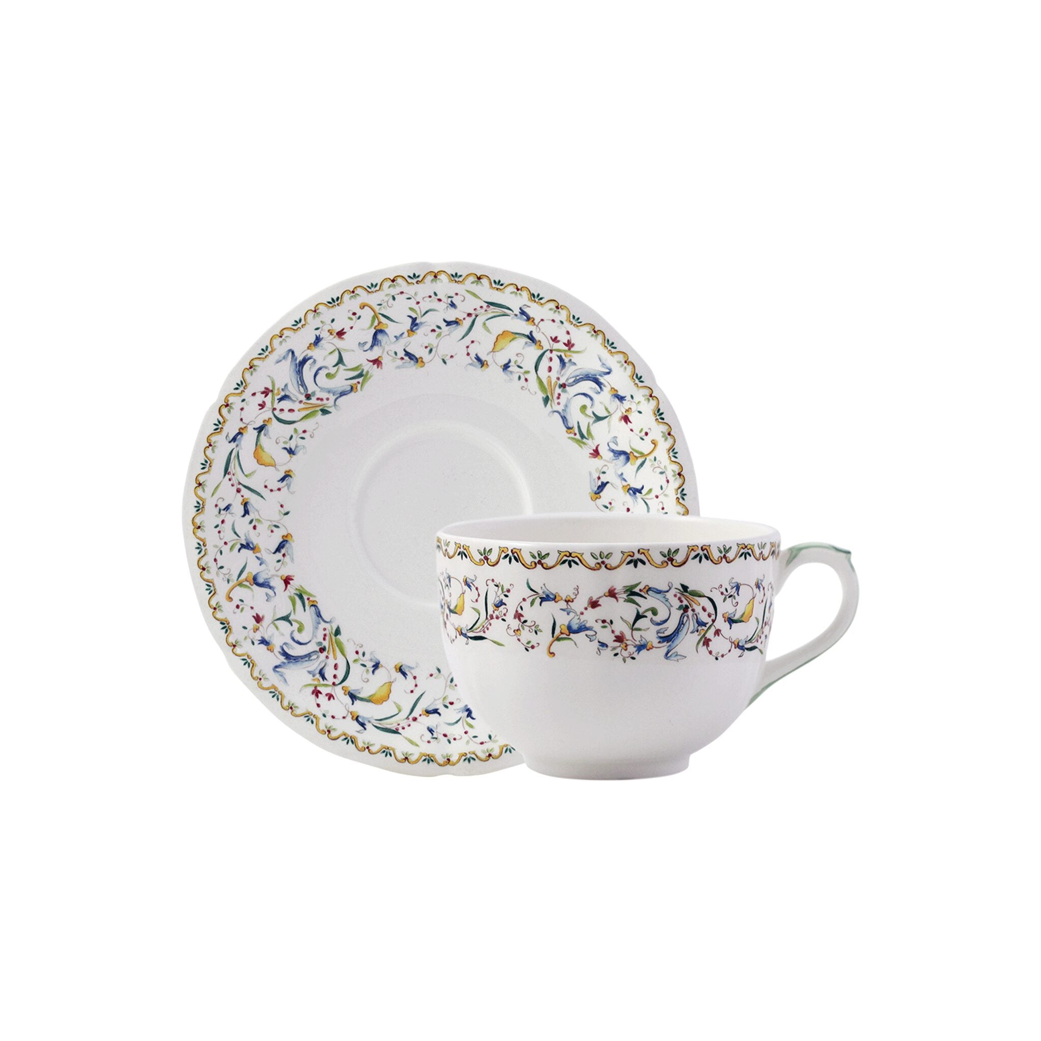 Gien Jumbo Cup & Saucer - Toscana Cup & Saucer Set