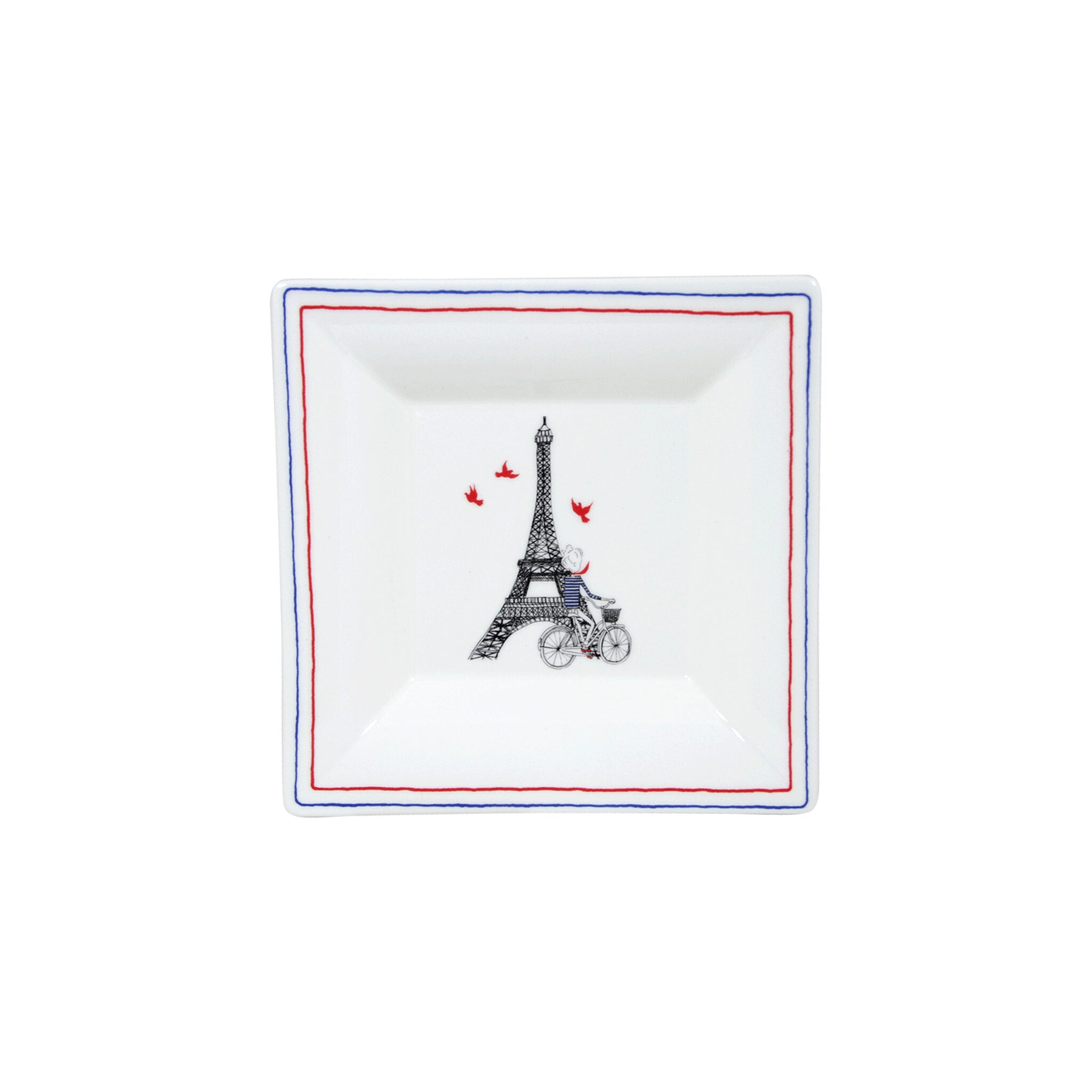 Gien Large Square Candy Tray - Ça C'est Paris ! Candy Dish