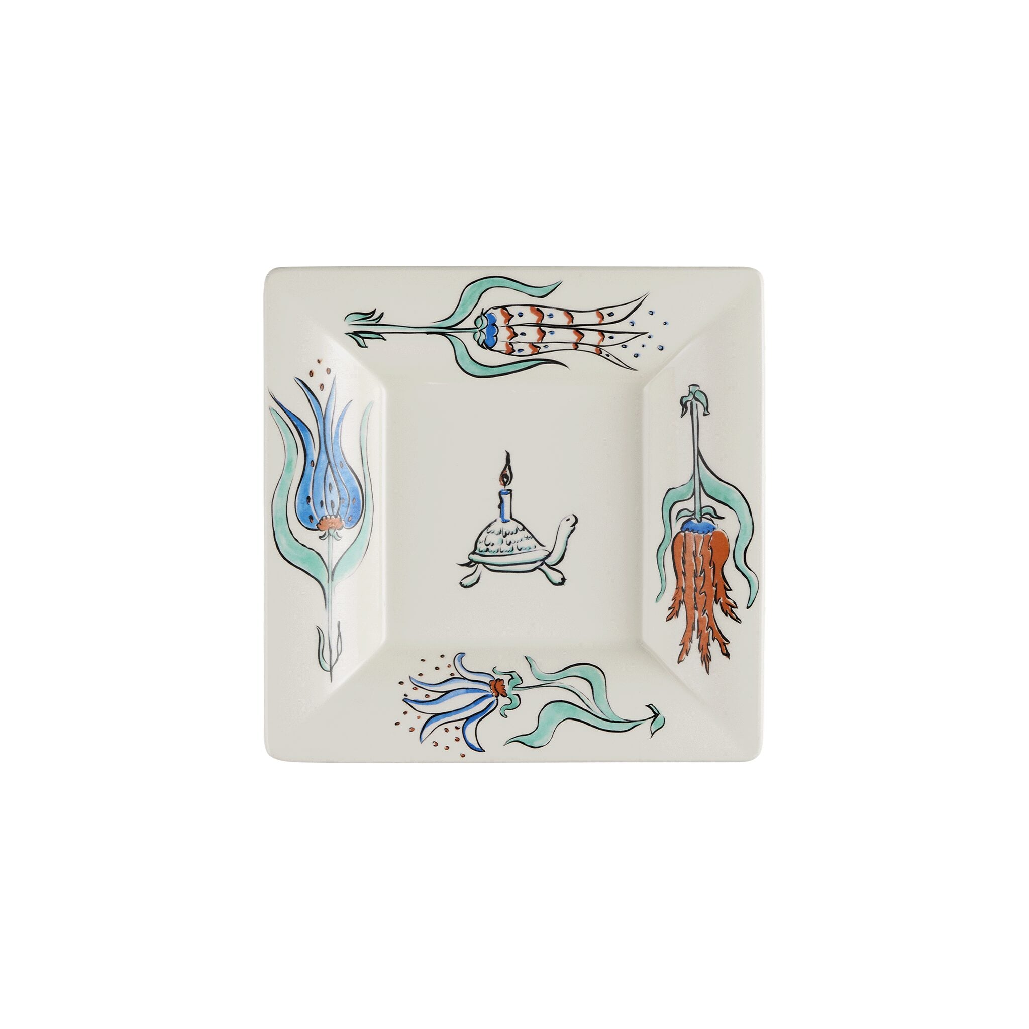 Gien Large Square Candy Tray - La Favorite Candy Dish