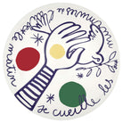Gien Large Wall Platter Les Murmures De L'Aube - L'Archipel Sentimental