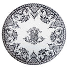 Gien Large Wall Platter Monogrammes - Les Dépareillées Green