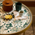 Gien Large Wall Platter - Pivoines Vertes, lifestyle view