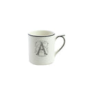 Gien Mug A - Filet Midnight Monogram
