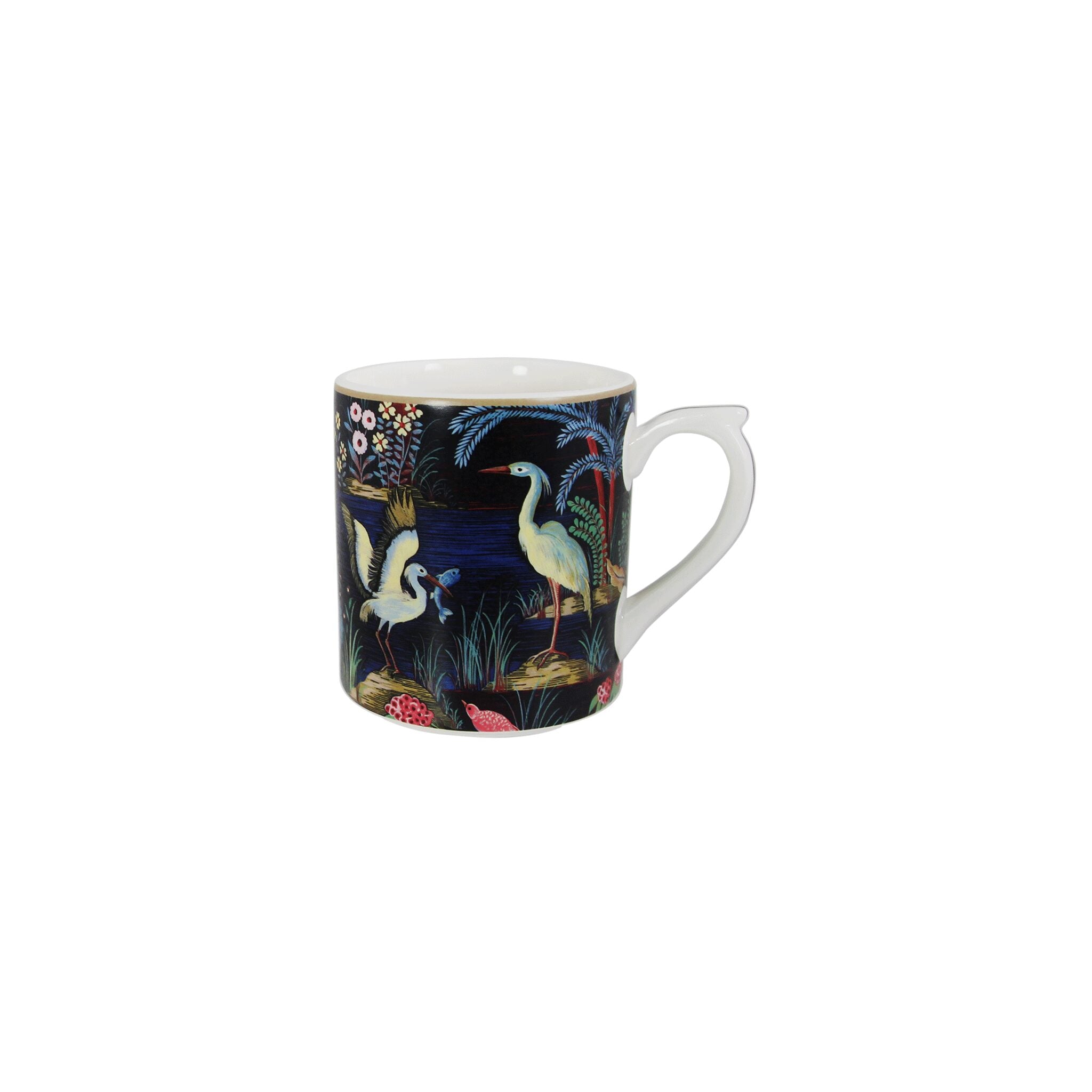 Gien Mug, Black - Le Jardin Du Palais