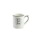 Gien Mug E - Filet Midnight Monogram
