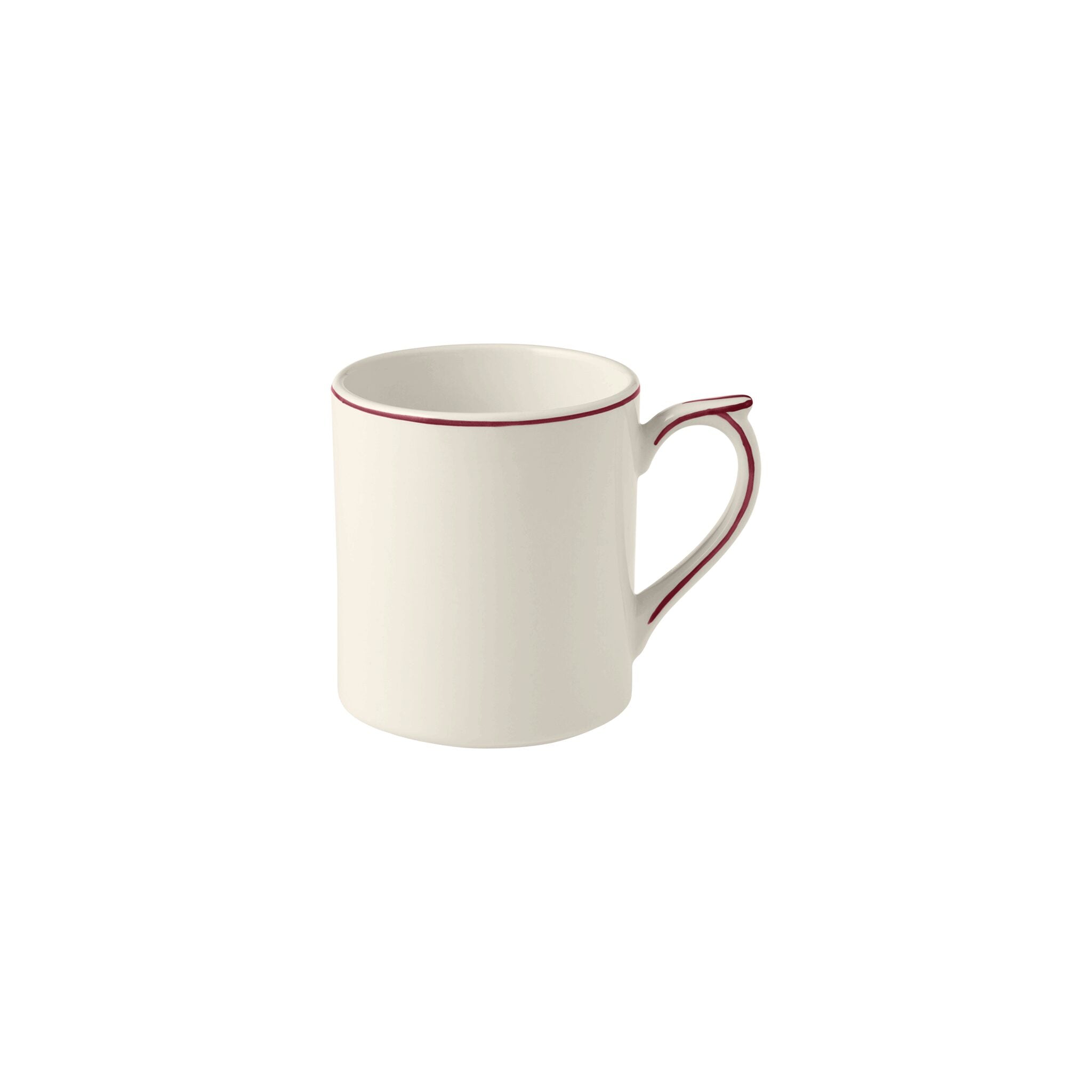 Gien Mug - Filet Burgundy