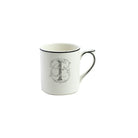 Gien Mug I - Filet Midnight Monogram