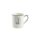 Gien Mug J - Filet Midnight Monogram