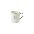Gien Mug K - Filet Blue Monogram
