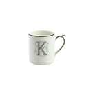 Gien Mug K - Filet Midnight Monogram