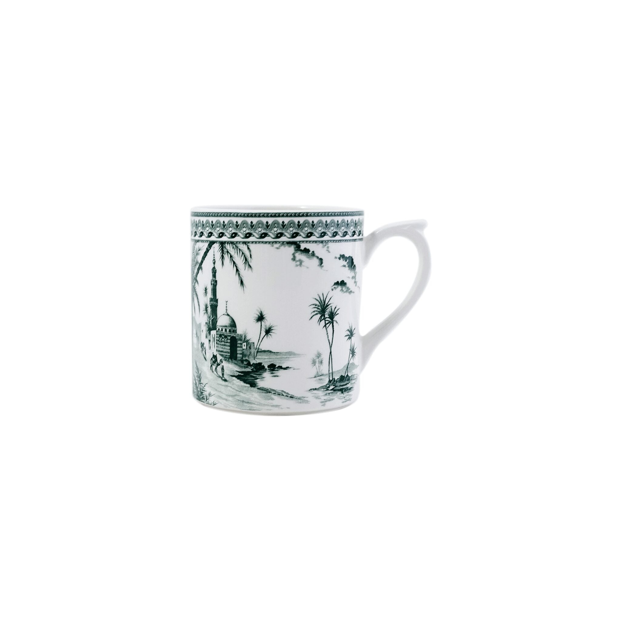 Gien Mug - Les Dépareillées Green