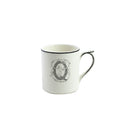 Gien Mug Q - Filet Midnight Monogram