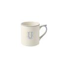 Gien Mug U - Filet Blue Monogram