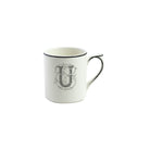 Gien Mug U - Filet Midnight Monogram