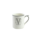 Gien Mug V - Filet Midnight Monogram
