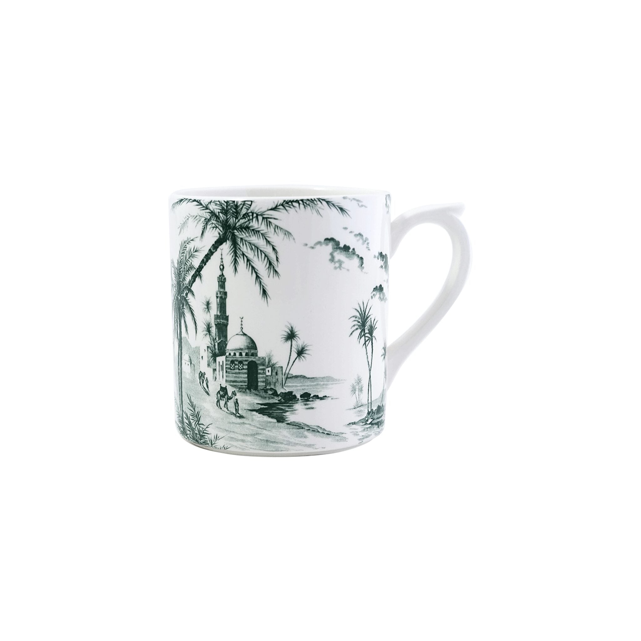 Gien Mug XL - Les Dépareillées Green