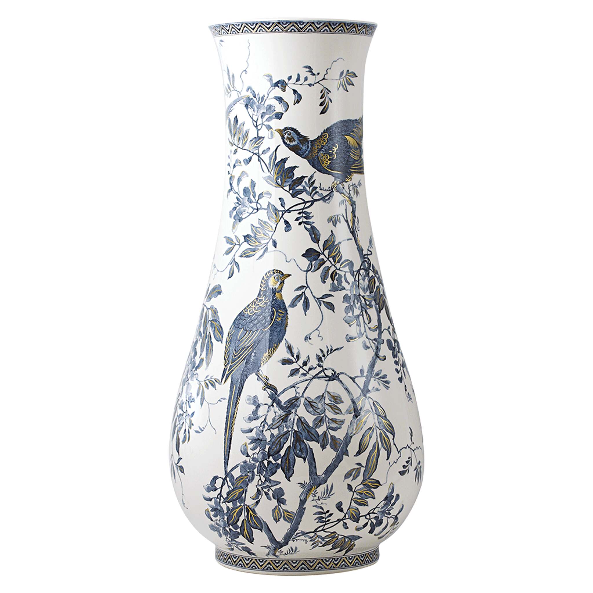 Gien Musée Vase - Vincennes Or