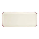 Gien Oblong Serving Tray - Filet Burgundy
