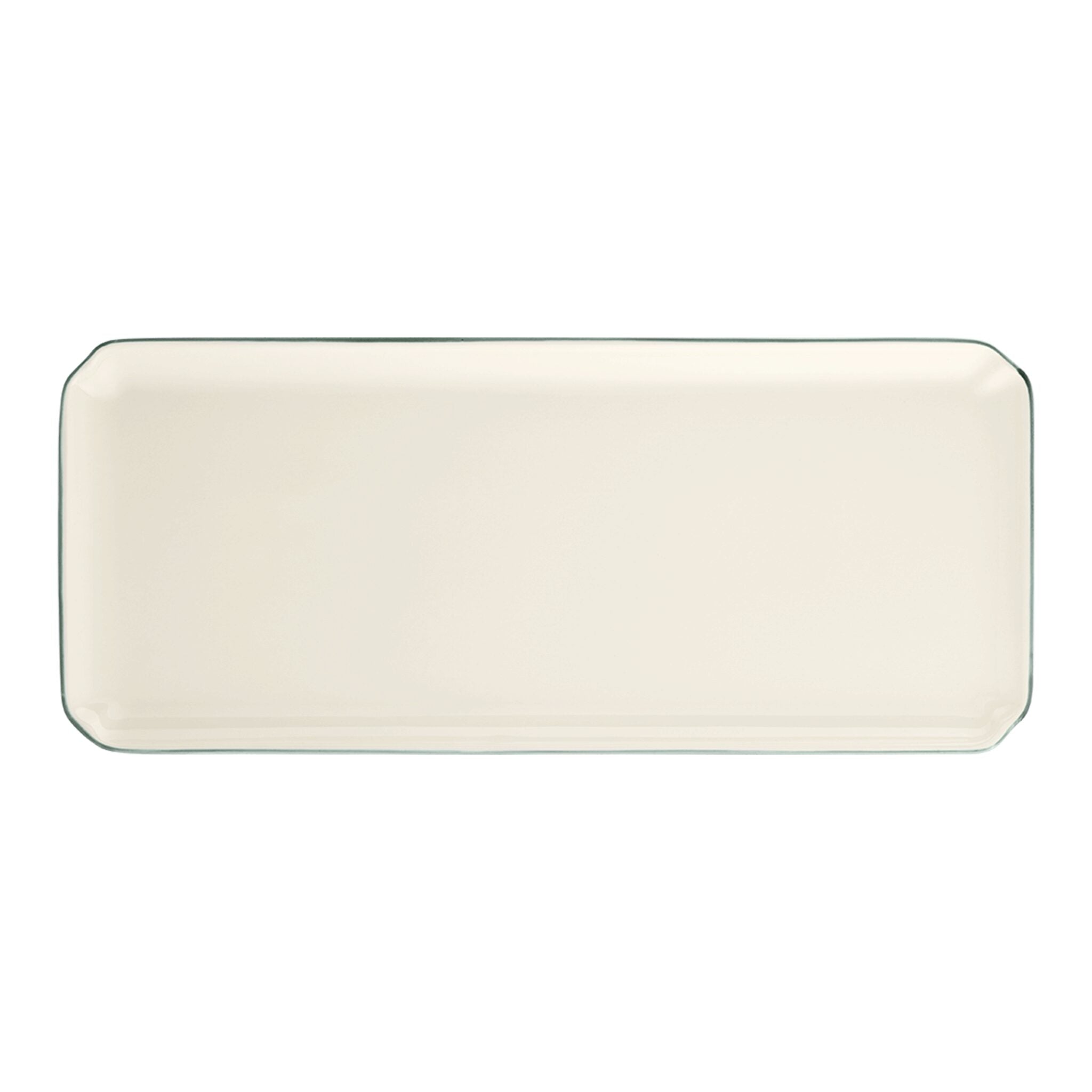 Gien Oblong Serving Tray - Filet Earth Grey