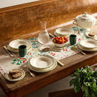 Gien Oblong Serving Tray - Filet Fern Green, view 2