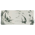 Gien Oblong Serving Tray - Les Dépareillées Green