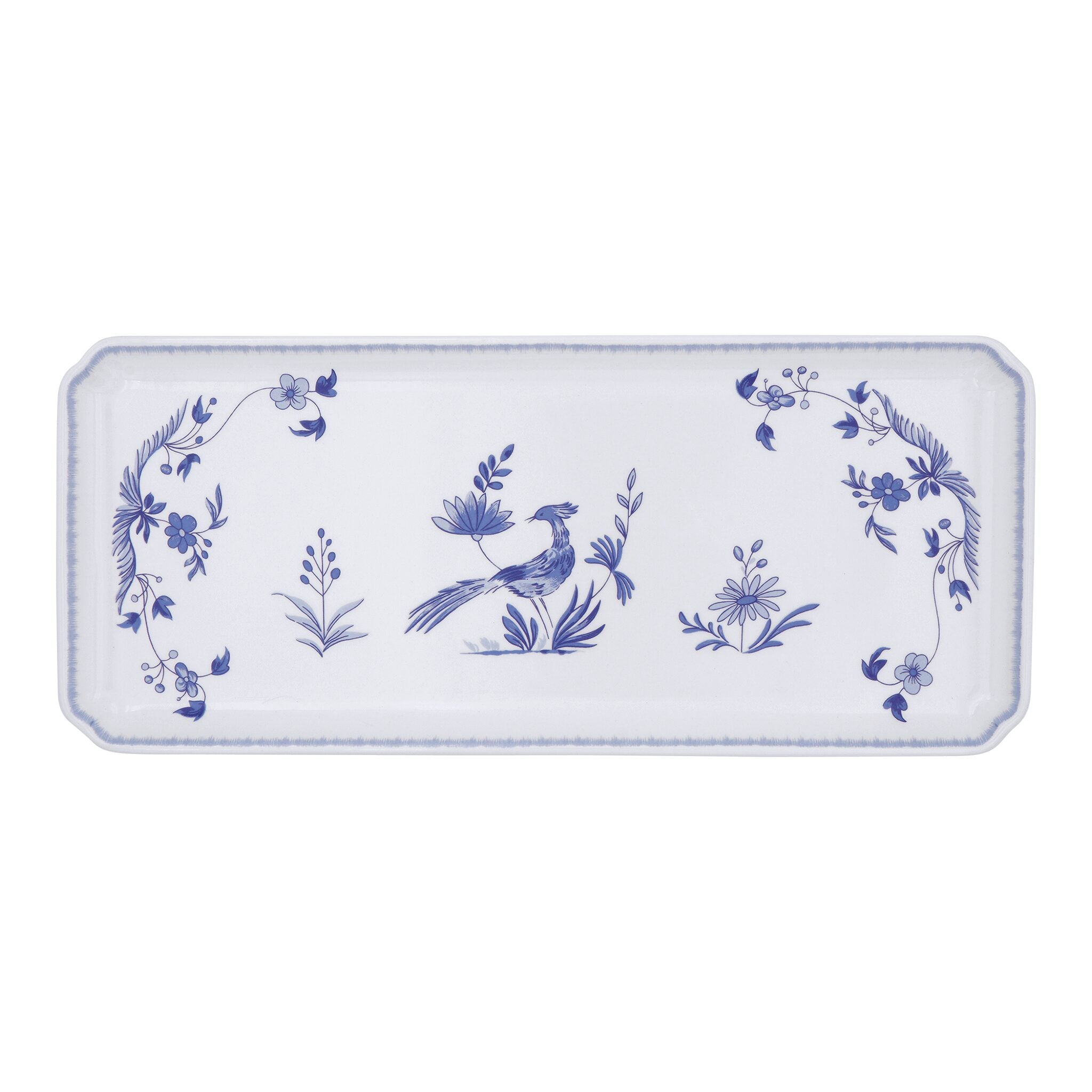 Gien Oblong Serving Tray - Paradis Bleu