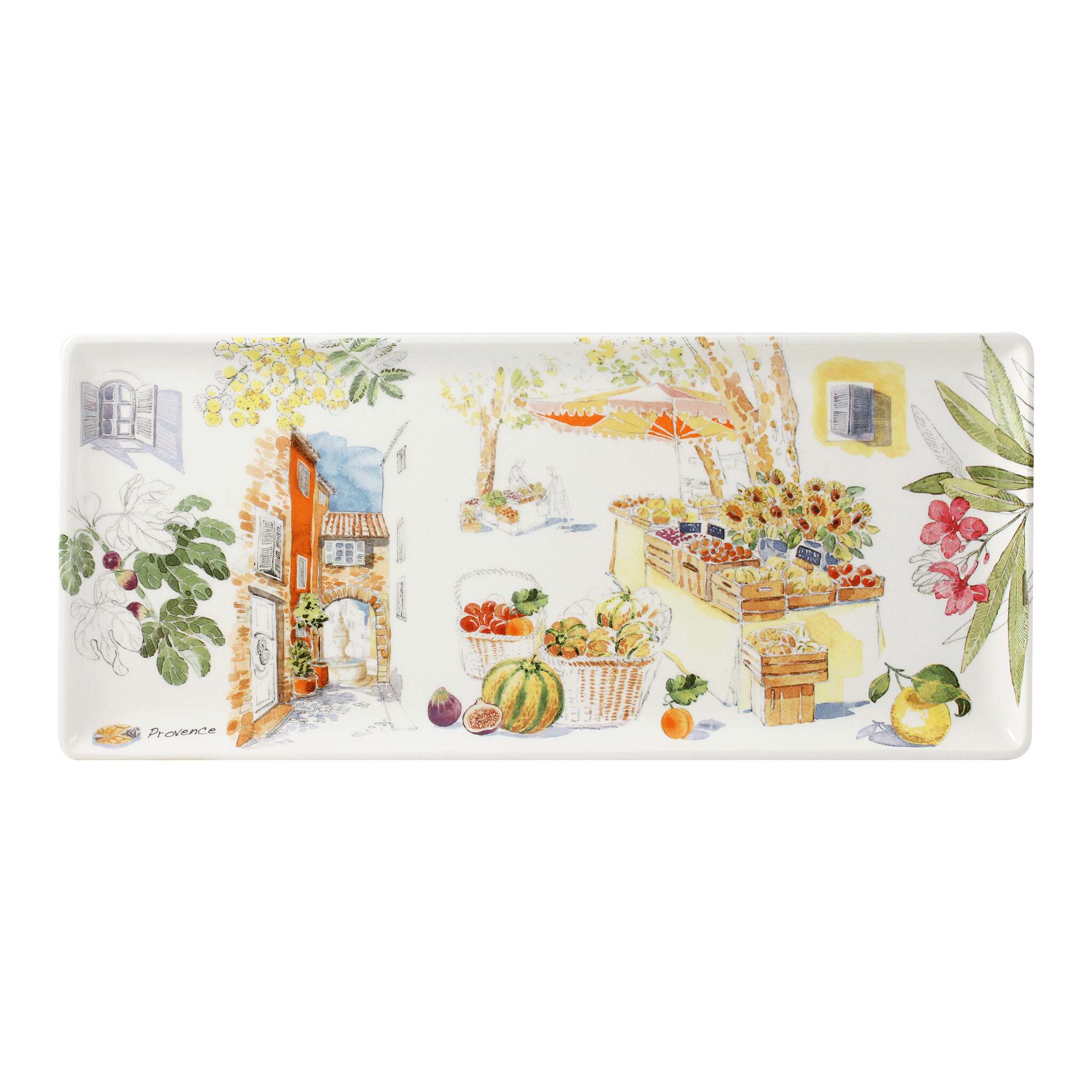 Gien Oblong Serving Tray - Provence