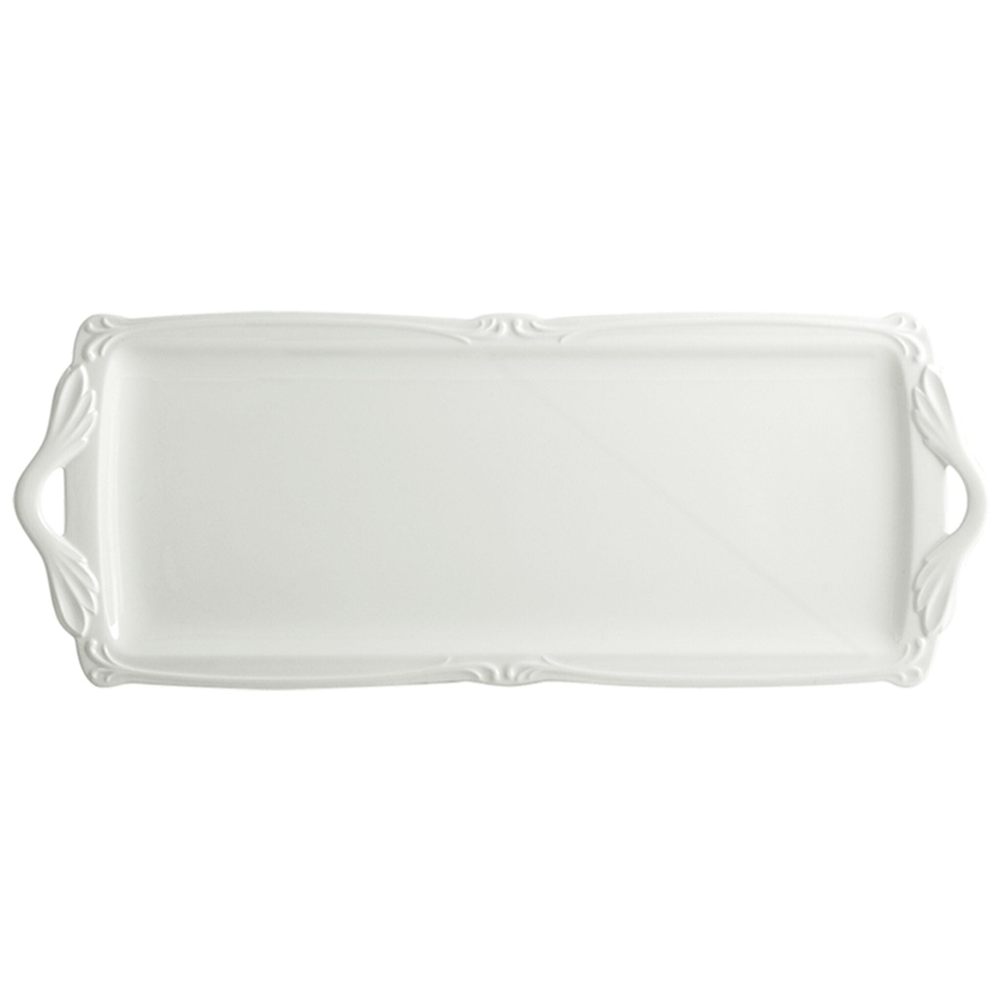 Gien Oblong Serving Tray - Rocaille White